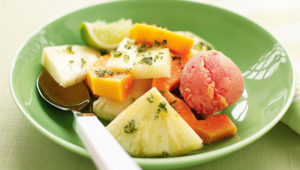papaya pineapple salad